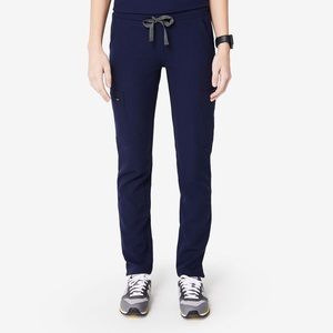 NWT - Navy FIGS Yola skinny scrub pant - size S